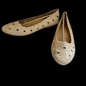 Designer Beige Fashion Flats